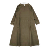 YAECA WRITE A LINE DRESS 定価41800円 90752 サイズM ワンピース カーキ レディース ヤエカ【中古】5-0928T△