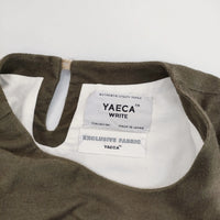 YAECA WRITE A LINE DRESS 定価41800円 90752 サイズM ワンピース カーキ レディース ヤエカ【中古】5-0928T△