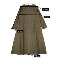 YAECA WRITE A LINE DRESS 定価41800円 90752 サイズM ワンピース カーキ レディース ヤエカ【中古】5-0928T△