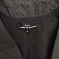 tricot COMME des GARCONS TO-C005 サイズM 衿レース コート AD2014 ブラック レディース トリココムデギャルソン【中古】5-0325M♪