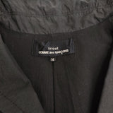 tricot COMME des GARCONS TO-C005 サイズM 衿レース コート AD2014 ブラック レディース トリココムデギャルソン【中古】5-0325M♪