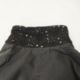 tricot COMME des GARCONS TO-C005 サイズM 衿レース コート AD2014 ブラック レディース トリココムデギャルソン【中古】5-0325M♪