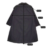 tricot COMME des GARCONS TO-C005 サイズM 衿レース コート AD2014 ブラック レディース トリココムデギャルソン【中古】5-0325M♪