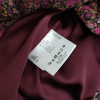 leur logette 01310 花柄ロングダウンコート サイズ1 ダウンコート ピンク レディース ルール ロジェット/ルル ロジェッタ【中古】5-0228A♪