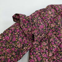 leur logette 01310 花柄ロングダウンコート サイズ1 ダウンコート ピンク レディース ルール ロジェット/ルル ロジェッタ【中古】5-0228A♪