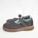 CAMPER ハラコ サイズ37 アンクルベルト シューズ・靴 グレー レディース カンペール【中古】5-1014T◎