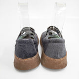 CAMPER ハラコ サイズ37 アンクルベルト シューズ・靴 グレー レディース カンペール【中古】5-1014T◎