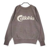 MIXTA California サイズS コットン プリント クルーネック スウェット グレー レディース ミクスタ【中古】5-0325M♪