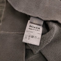 MIXTA California サイズS コットン プリント クルーネック スウェット グレー レディース ミクスタ【中古】5-0325M♪