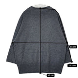 prit ウール カーディガン チャコールグレー レディース プリット【中古】5-1115T∞