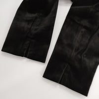 Spick and Span 6102020103 ベロア ノーカラージャケット ブラック レディース スピックアンドスパン【中古】5-0928T△