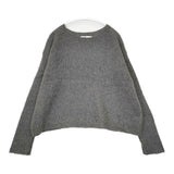 evam eva raising yarn pullover E173K147 アルパカ混 定価20000円 セーター ニット チャコールグレー レディース エヴァムエヴァ【中古】5-0928T△