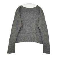 evam eva raising yarn pullover E173K147 アルパカ混 定価20000円 セーター ニット チャコールグレー レディース エヴァムエヴァ【中古】5-0928T△
