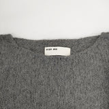 evam eva raising yarn pullover E173K147 アルパカ混 定価20000円 セーター ニット チャコールグレー レディース エヴァムエヴァ【中古】5-0928T△
