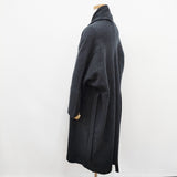 evam eva プレスウールローブコート E213K117 定価52800円 サイズ2 その他ジャケット・コート チャコールグレー レディース エヴァムエヴァ【中古】5-1030T◎