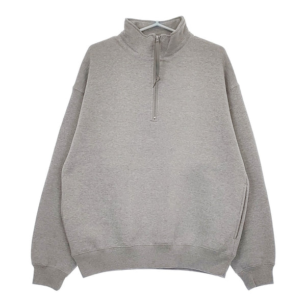 UNITED ARROWS & SONS MASAKI KAWASE HALF ZIP SWEATSHIRT 定価28600円 スウェット グレー メンズ ユナイテッドアローズサンズ【中古】5-0408T♪