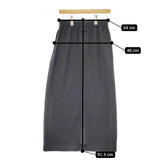 UNITED ARROWS & SONS DAISUKE OBANA WOMEN 定価18700円 M ロングスカート ネイビー レディース ユナイテッドアローズサンズ【中古】5-0506M♪