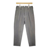 YAECA 15654 タックテーパードパンツ サイズM パンツ グレー レディース ヤエカ【中古】5-0506M♪