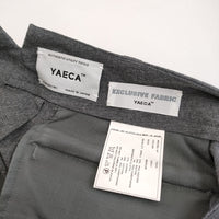 YAECA 15654 タックテーパードパンツ サイズM パンツ グレー レディース ヤエカ【中古】5-0506M♪