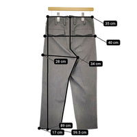 YAECA 15654 タックテーパードパンツ サイズM パンツ グレー レディース ヤエカ【中古】5-0506M♪