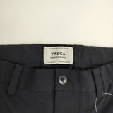 YAECA ERGONOMIC 2WAY タイトスリムフィット スラックス 13620 パンツ ネイビー メンズ ヤエカ【中古】5-1027G∞