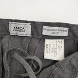 YAECA ERGONOMIC 2WAY スリムイージーパンツ 14611 サイズS パンツ チャコールグレー メンズ ヤエカ【中古】5-0309M♪
