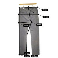 YAECA ERGONOMIC 2WAY スリムイージーパンツ 14611 サイズS パンツ チャコールグレー メンズ ヤエカ【中古】5-0309M♪
