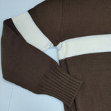 KAPTAIN SUNSHINE KS6FKN04 ウール シームレスネイバル セーター ニット ブラウン メンズ キャプテン サンシャイン【中古】5-1027T∞