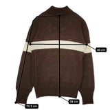 KAPTAIN SUNSHINE KS6FKN04 ウール シームレスネイバル セーター ニット ブラウン メンズ キャプテン サンシャイン【中古】5-1027T∞