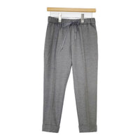 ARTS&SCIENCE 063-L350-317 ウール ナイロン センタープレス イージー パンツ グレー レディース アーツ&サイエンス【中古】5-1002T∞