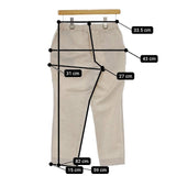 ARTS&SCIENCE 081-L352-116 リネン混 イージー パンツ ベージュ レディース アーツ&サイエンス【中古】5-0601M∞