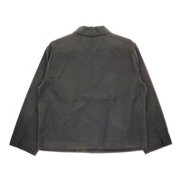 MHL. 595-2125505 OVERDYE MELANGE COTTON LINEN サイズ2 コットンリネン ジャケット 22SS ブラック レディース エムエイチエル【中古】5-0408M♪
