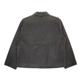 MHL. 595-2125505 OVERDYE MELANGE COTTON LINEN サイズ2 コットンリネン ジャケット 22SS ブラック レディース エムエイチエル【中古】5-0408M♪