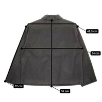 MHL. 595-2125505 OVERDYE MELANGE COTTON LINEN サイズ2 コットンリネン ジャケット 22SS ブラック レディース エムエイチエル【中古】5-0408M♪