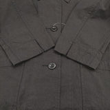 MHL. 595-2125505 OVERDYE MELANGE COTTON LINEN サイズ2 コットンリネン ジャケット 22SS ブラック レディース エムエイチエル【中古】5-0408M♪