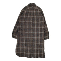 JOURNAL STANDARD チェック ボタンダウン シャツワンピース 09040400065040 シワ加工 ワンピース ブラウン チャコールグレー レディース ジャーナルスタンダード【中古】5-0928T△