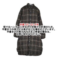 JOURNAL STANDARD チェック ボタンダウン シャツワンピース 09040400065040 シワ加工 ワンピース ブラウン チャコールグレー レディース ジャーナルスタンダード【中古】5-0928T△