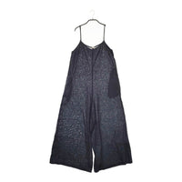 weeksdays ほぼ日 fog linen works リネン サロペット ネイビー レディース ウィークスデイズ【中古】5-0408M♪