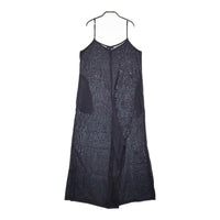weeksdays ほぼ日 fog linen works リネン サロペット ネイビー レディース ウィークスデイズ【中古】5-0408M♪