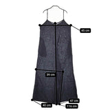 weeksdays ほぼ日 fog linen works リネン サロペット ネイビー レディース ウィークスデイズ【中古】5-0408M♪