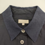 MARGARET HOWELL 578-0158606 COTTON POPLIN 七分袖 ワンピース ネイビー レディース マーガレットハウエル【中古】5-0503M∞