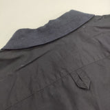 MARGARET HOWELL 578-0158606 COTTON POPLIN 七分袖 ワンピース ネイビー レディース マーガレットハウエル【中古】5-0503M∞