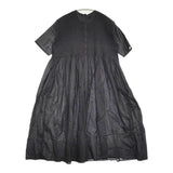 maison de SOIL ピンタック インド製 ワンピース ブラック レディース メゾンドソイル【中古】5-0622S♪