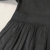 maison de SOIL ピンタック インド製 ワンピース ブラック レディース メゾンドソイル【中古】5-0622S♪