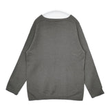 MARGARET HOWELL 589-2263004 カシミヤ シルク混 長袖 セーター ニット チャコールグレー レディース マーガレットハウエル【中古】5-0928T△