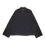 nanadecor ナナデェコール 未使用 【ＫO】チャイナトップス K23-03T367BK サイズM 定価25300円 長袖シャツ ブラック レディース【中古】5-0506M♪