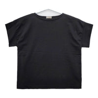 MARGARET HOWELL 578-2168007 DENSE COTTON JERSEY コットン 半袖Ｔシャツ カットソー 22SS ブラック レディース マーガレットハウエル【中古】5-0517S∞
