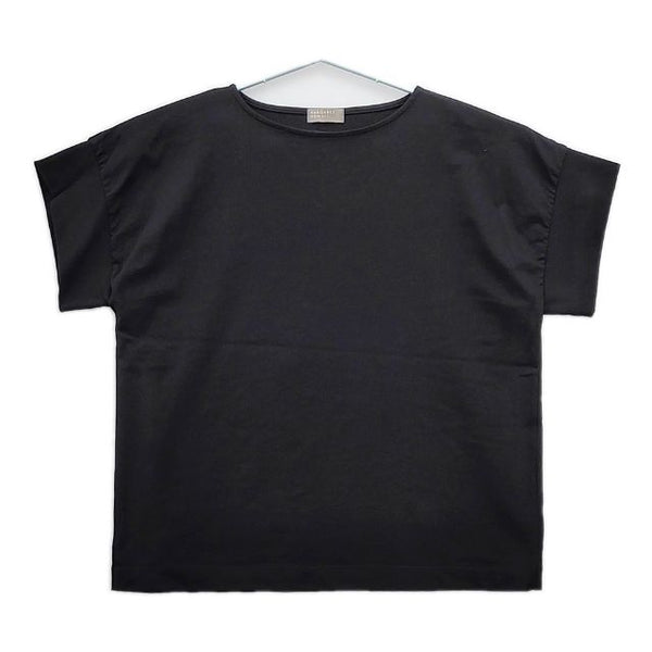 MARGARET HOWELL 578-2168007 DENSE COTTON JERSEY コットン 半袖Ｔシャツ カットソー 22SS ブラック レディース マーガレットハウエル【中古】5-0517S∞
