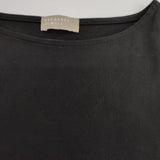 MARGARET HOWELL 578-2168007 DENSE COTTON JERSEY コットン 半袖Ｔシャツ カットソー 22SS ブラック レディース マーガレットハウエル【中古】5-0517S∞
