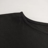 MARGARET HOWELL 578-2168007 DENSE COTTON JERSEY コットン 半袖Ｔシャツ カットソー 22SS ブラック レディース マーガレットハウエル【中古】5-0517S∞